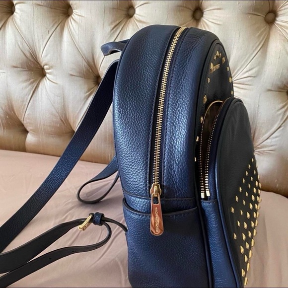 michael kors rhea studded medium backpack - Picture 3 of 8